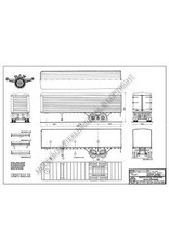 MBT DAF eurotrailer - Bouwtekening Schaal 1 : 35 (40.04.009)