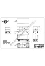 MBT Krupp Mustang - Bouwtekening Schaal 1 : 40 (40.04.011)