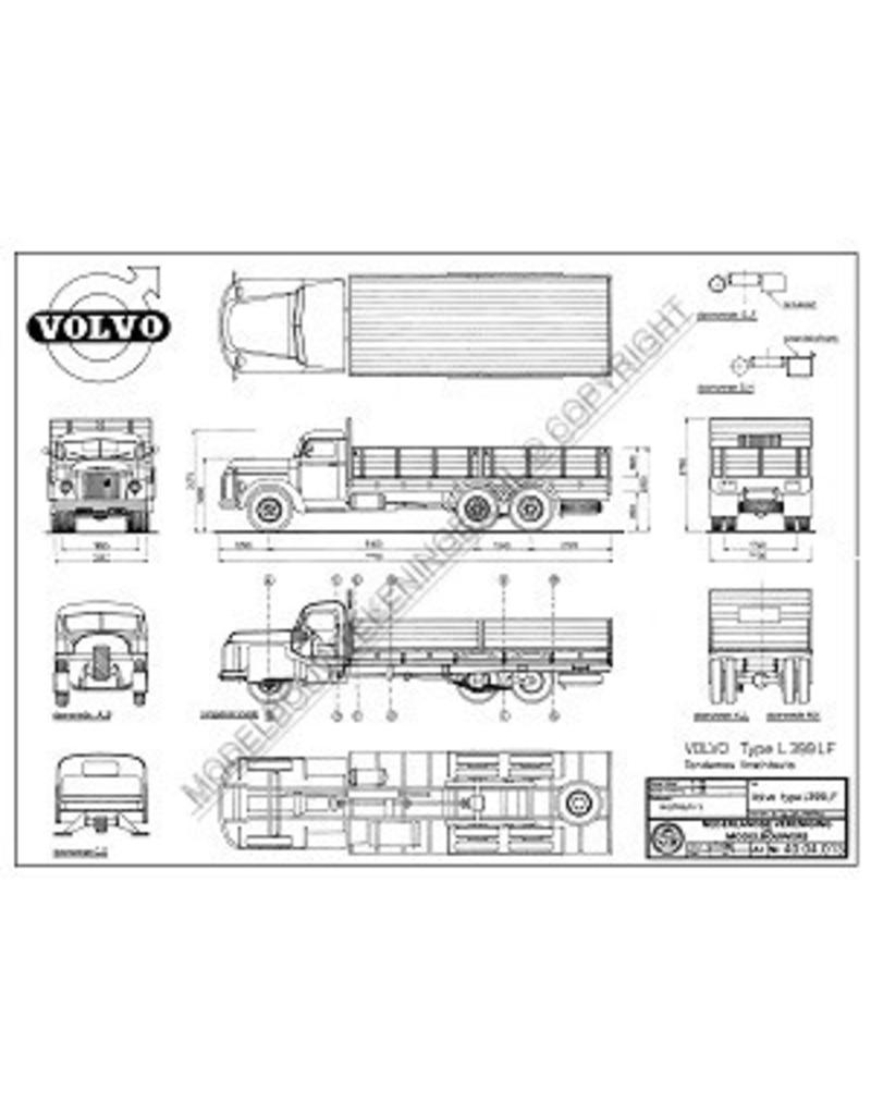 MBT Volvo L399 LF - Bauzeichnung Maßstab 1 : 25 (40.04.013)