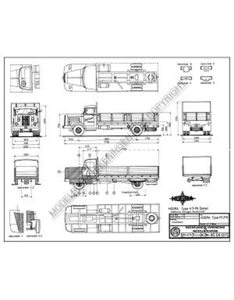 MBT Hogra H7 P6 - Bouwtekening Schaal 1 : 40 (40.04.015)