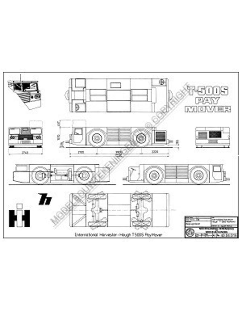 MBT Harvester Hough T 500 S Pay Mover - Bouwtekening Schaal 1 : 36 (40.04.016)