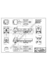 MBT DAF A 3000 - Bauzeichnung Maßstab 1 : 40 (40.04.017)