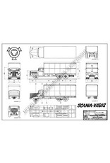 MBT Scania Vabis LS 677L - Bouwtekening Schaal 1 : 40 (40.04.018)