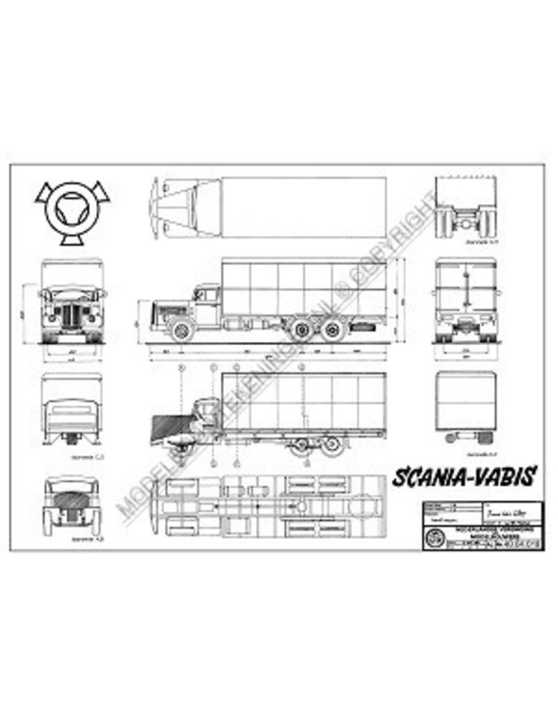 MBT Scania Vabis LS 677L - Bauzeichnung Maßstab 1 : 40 (40.04.018)