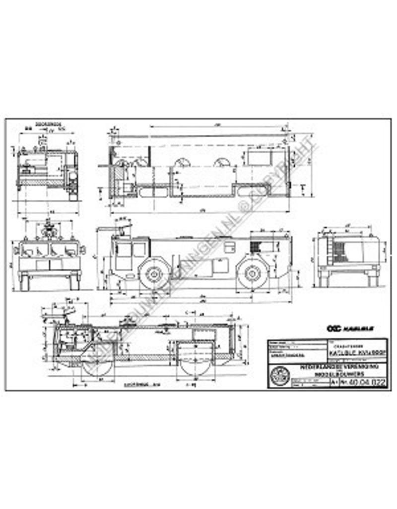 MBT Crashtender Kaelble KVW900F - Bauzeichnung Maßstab 1 : 50 (40.04.022)