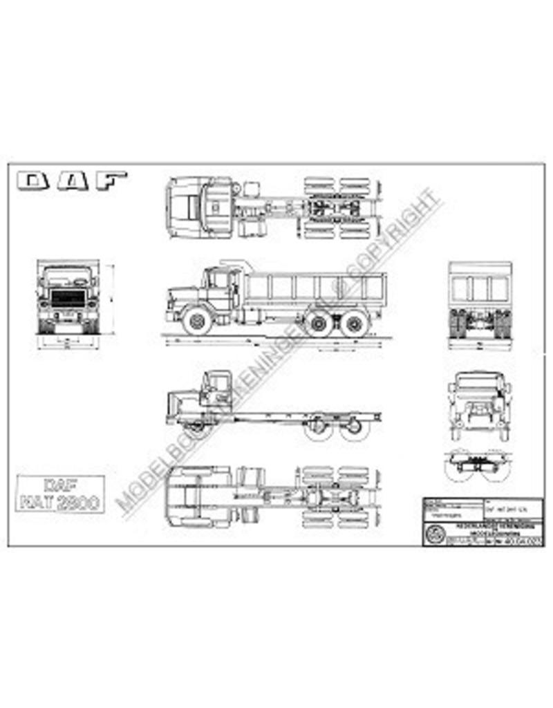 MBT DAF NAT 2817 - Bouwtekening Schaal 1 : 40 (40.04.023)