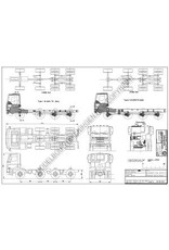 MBT GINAF-LKW Typ 2 M4446-TS 8x8 - Bauzeichnung Maßstab 1 : 50 (40.04.029)