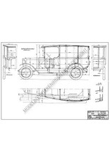 MBT Bakkerswagen op A-Ford chassis - Bouwtekening Schaal 1 : 10 (40.04.031)