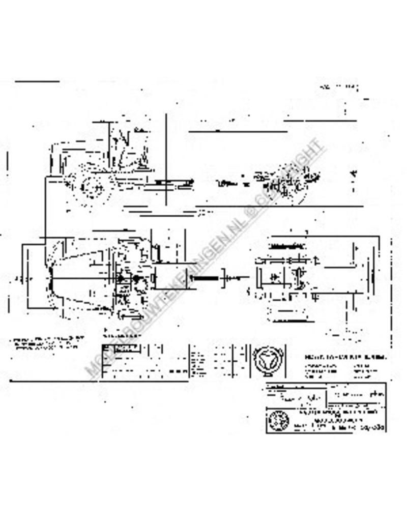 MBT Scania-Vabis l56 - Bouwtekening Schaal 1 : 32 (40.04.032)