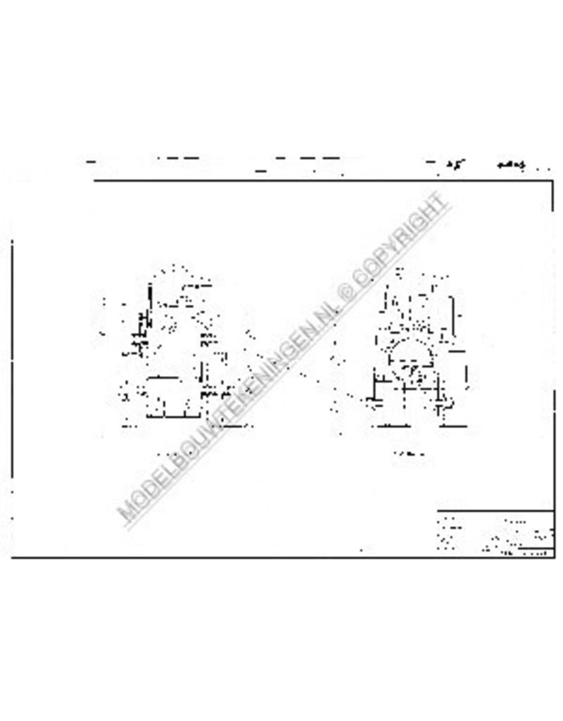 MBT Stoomwals "Bertha" - Bouwtekening Schaal 1 : 12 (40.10.002)