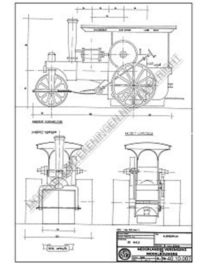 MBT De Wals - free lance model - Bouwtekening Schaal 1 : 1 (40.10.007)