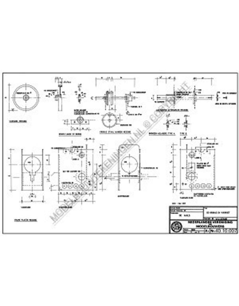 MBT De Wals - free lance model - Bouwtekening Schaal 1 : 1 (40.10.007)