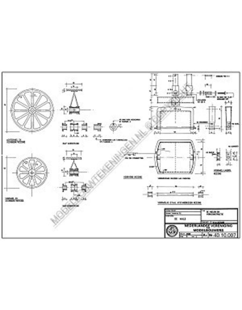 MBT De Wals - free lance model - Bouwtekening Schaal 1 : 1 (40.10.007)