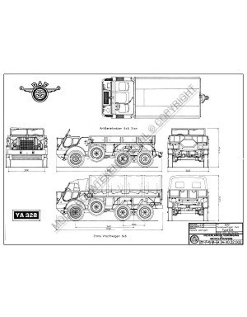 MBT DAF-YA 328 - Bouwtekening Schaal 1 : 25 (40.22.002)