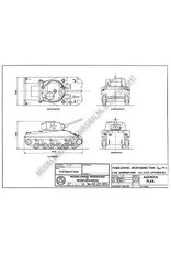MBT Shermantank M4 - Bouwtekening Schaal 1 : 45 (40.22.005)