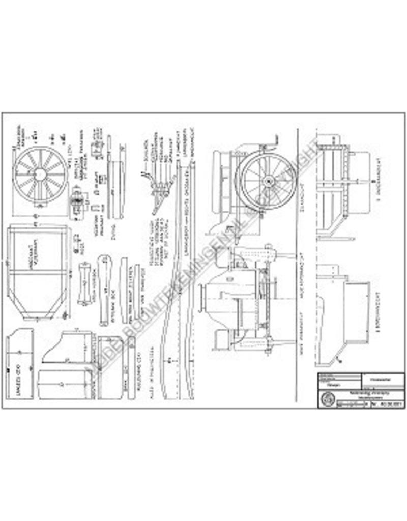 MBT Dresseerkar - Bouwtekening Schaal 1 : 8 (40.30.001)