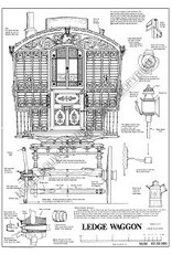 MBT Zigeuner woonwagen/Ledge waggon - Bouwtekening Schaal 1 : 8 (40.30.006)