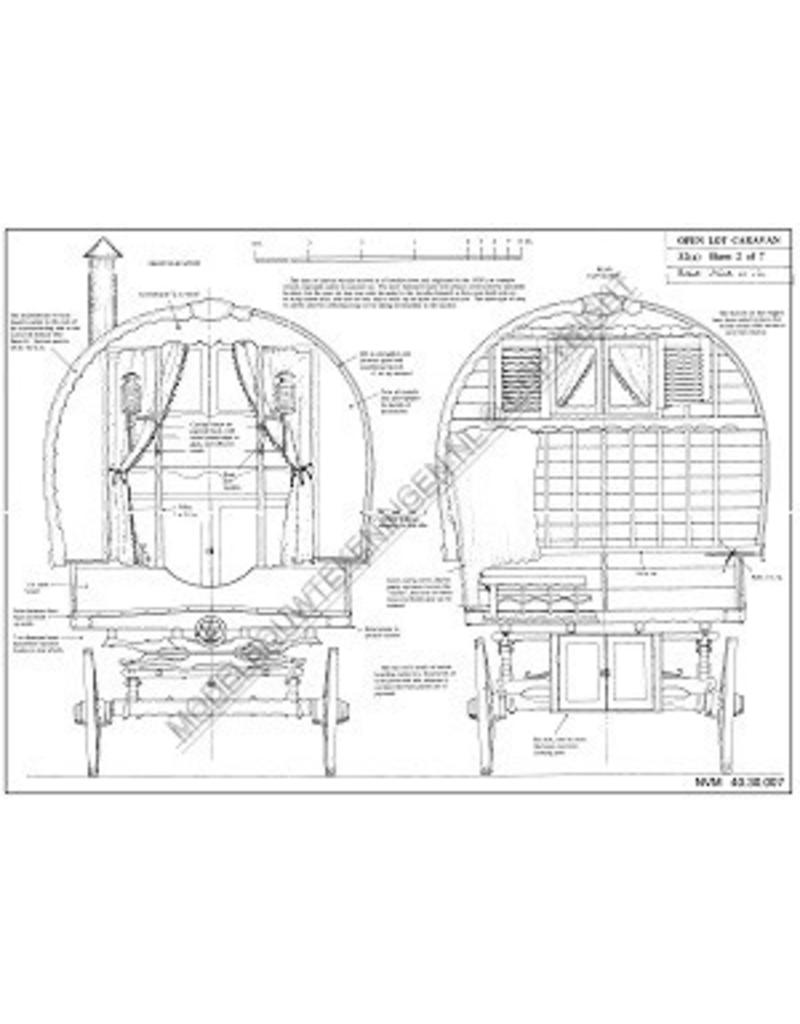 NVM 40.30.007 Engelse huifwoonwagen