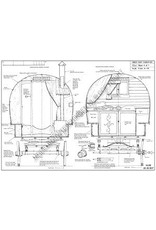 MBT Engelse huifwoonwagen - Bouwtekening Schaal 1 : 8 (40.30.007)