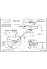 MBT Whitechapel cart - Bouwtekening Schaal 1 : 8 (40.30.010)