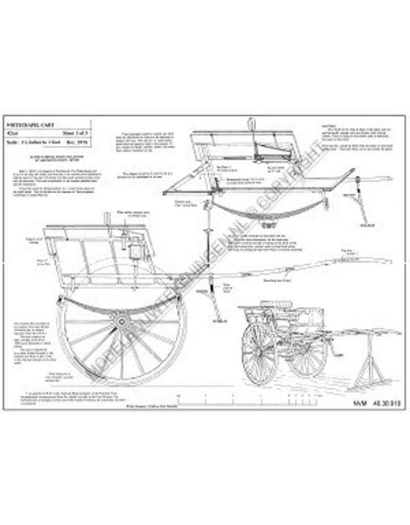 MBT Whitechapel cart - Bouwtekening Schaal 1 : 8 (40.30.010)