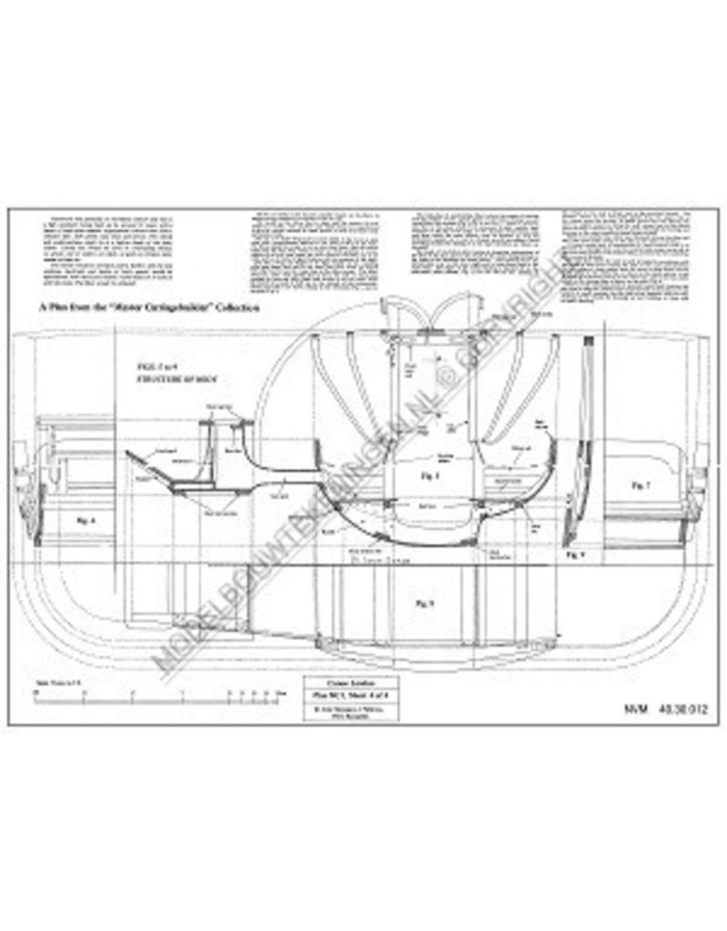 MBT Canoe landauer - Bouwtekening Schaal 1 : 8 (40.30.012)