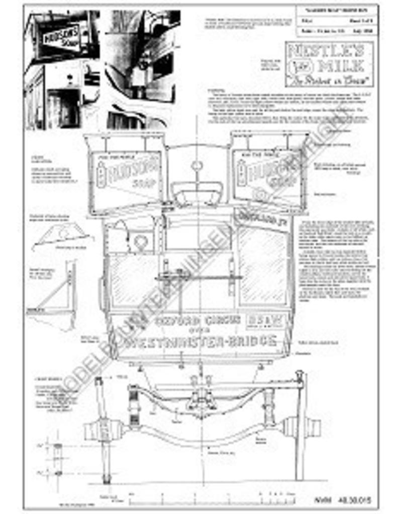 MBT Garden seat bus - Bouwtekening Schaal 1 : 8 (40.30.015)
