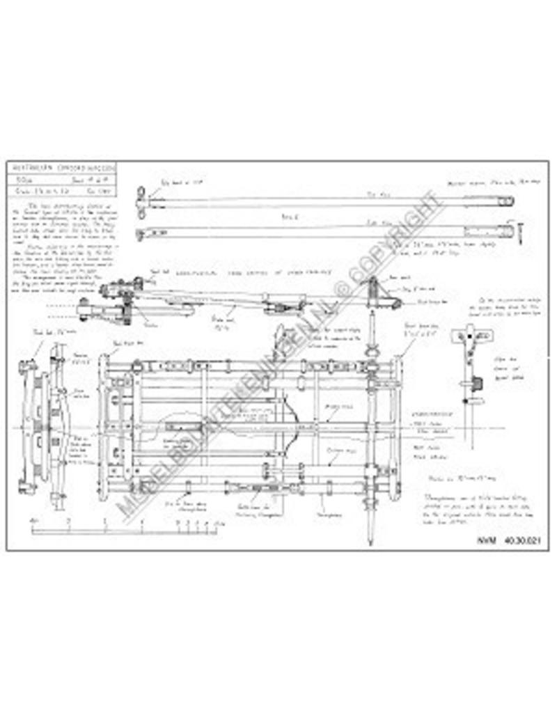 MBT Australian Concord waggon - Bouwtekening Schaal 1 : 8 (40.30.021)