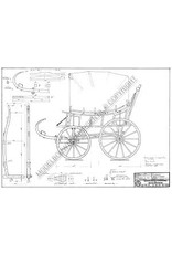 MBT Spielwagen aus Wieringen von 1851 - Bauzeichnung Maßstab 1 : 8 (40.30.038)