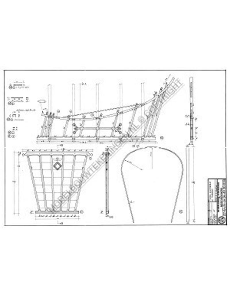 MBT Huifwagen uit Overijssel - Bouwtekening Schaal 1 : 8 (40.30.039)