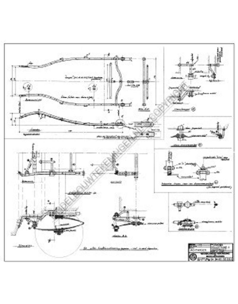 MBT Jachtwagen of duinwagen - Bouwtekening Schaal 1 : 8 (40.30.044)