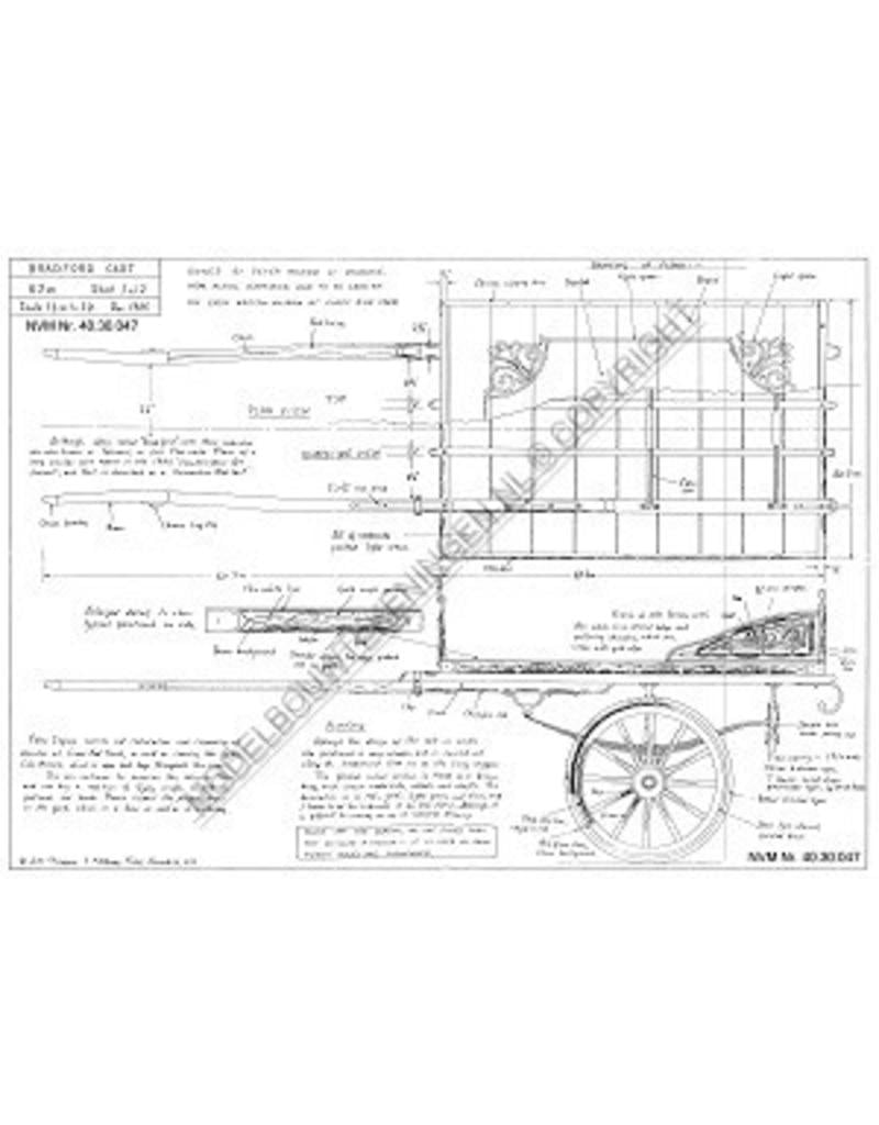 MBT Bradfort cart - Bouwtekening Schaal 1 : 8 (40.30.047)