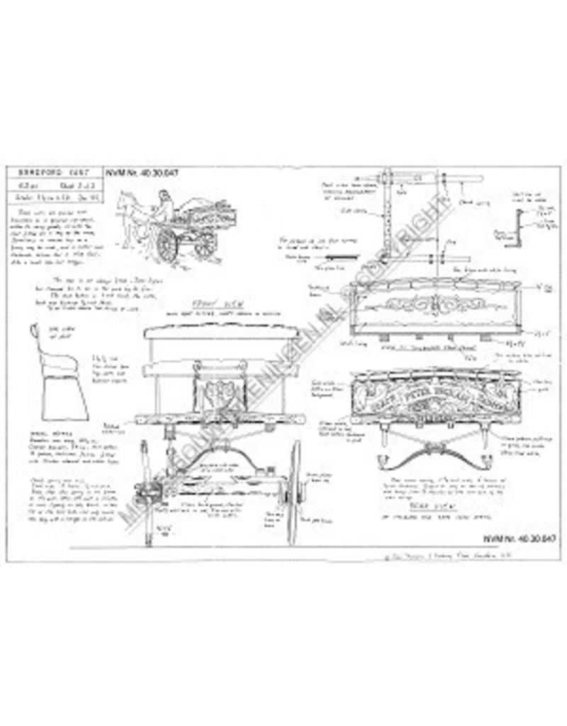 MBT Bradfort cart - Bouwtekening Schaal 1 : 8 (40.30.047)