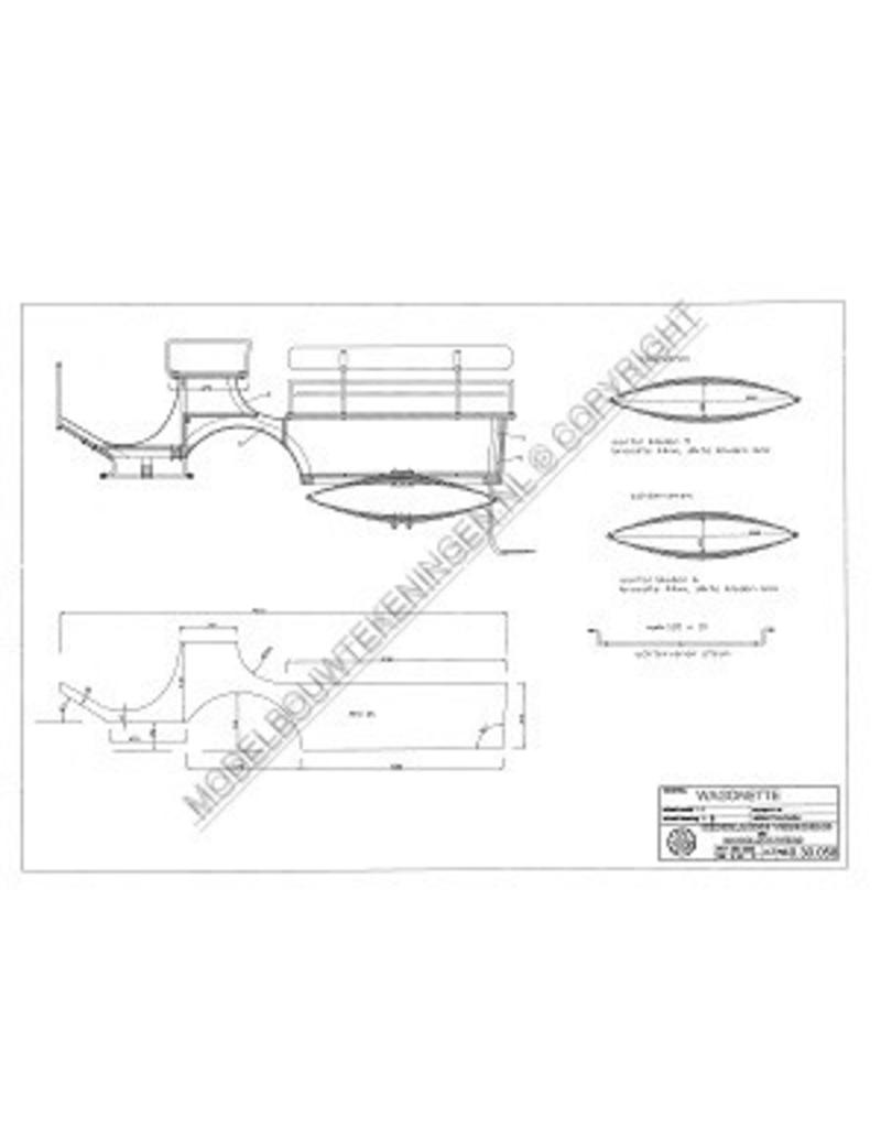 MBT Wagonette - Bouwtekening Schaal 1 : 8 (40.30.058)