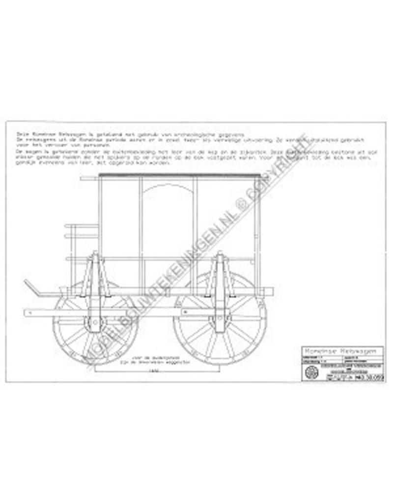 MBT Römischer Reisewagen - Bauzeichnung Maßstab 1 : 8 (40.30.059)