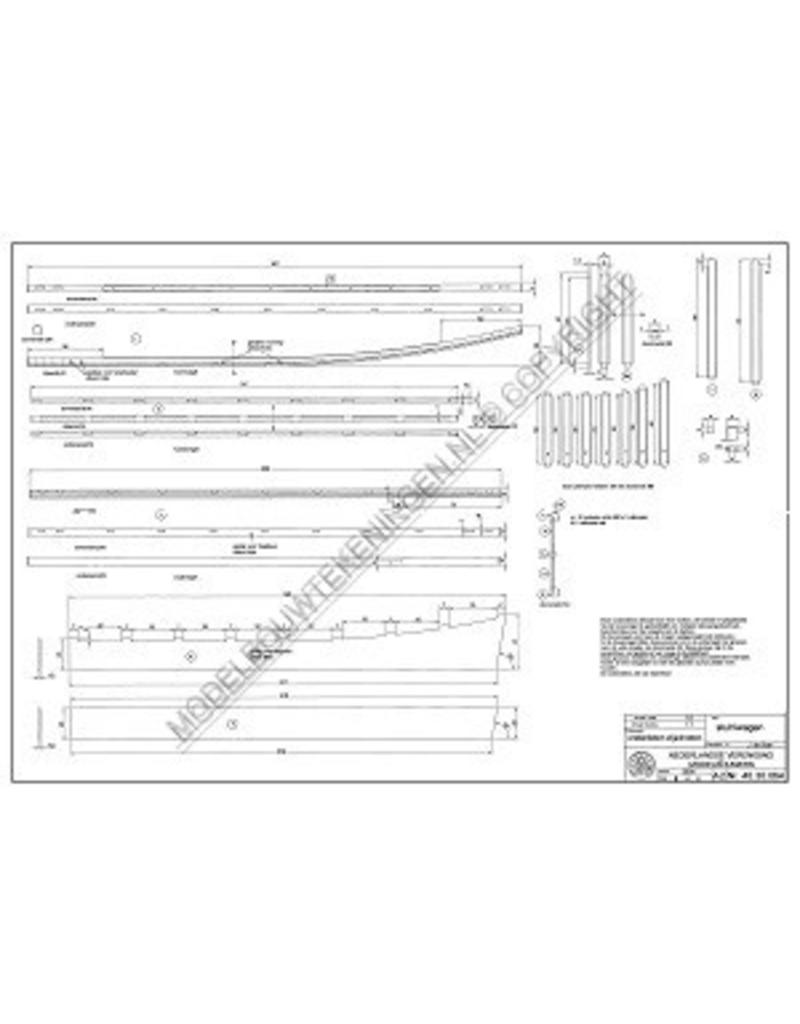 MBT Stuhlwagen - Bouwtekening Schaal 1 : 8 (40.30.064)