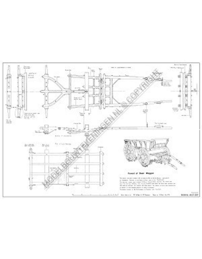 MBT Forest of Dean waggon - Bouwtekening Schaal 1 : 8 (40.31.007)