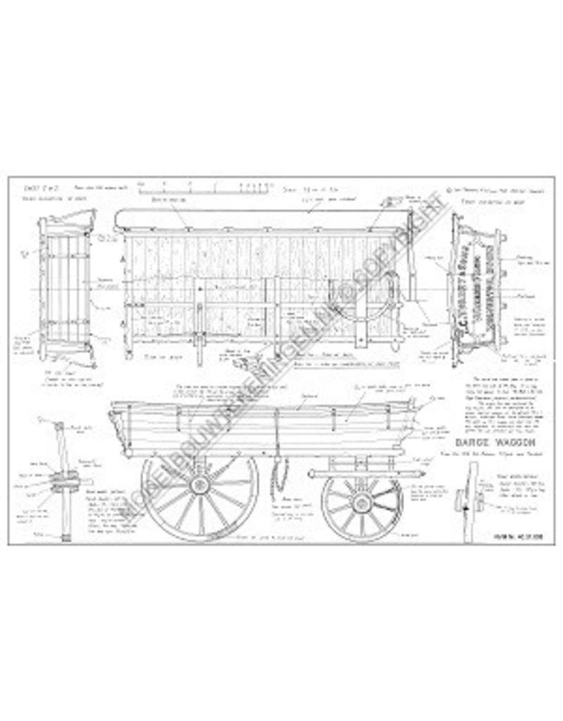 MBT Bargewagen - Bauzeichnung Maßstab 1 : 8 (40.31.008)
