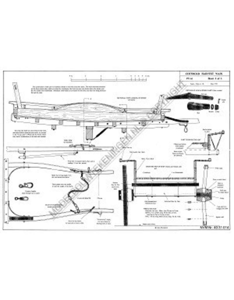 MBT Cotswold oogstkar - Bouwtekening Schaal 1 : 8 (40.31.014)