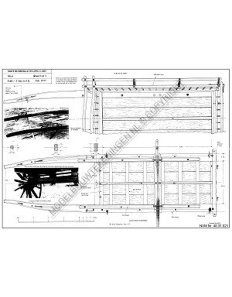 MBT Northumberland Erntewagen - Bauzeichnung Maßstab 1 : 8 (40.31.021)