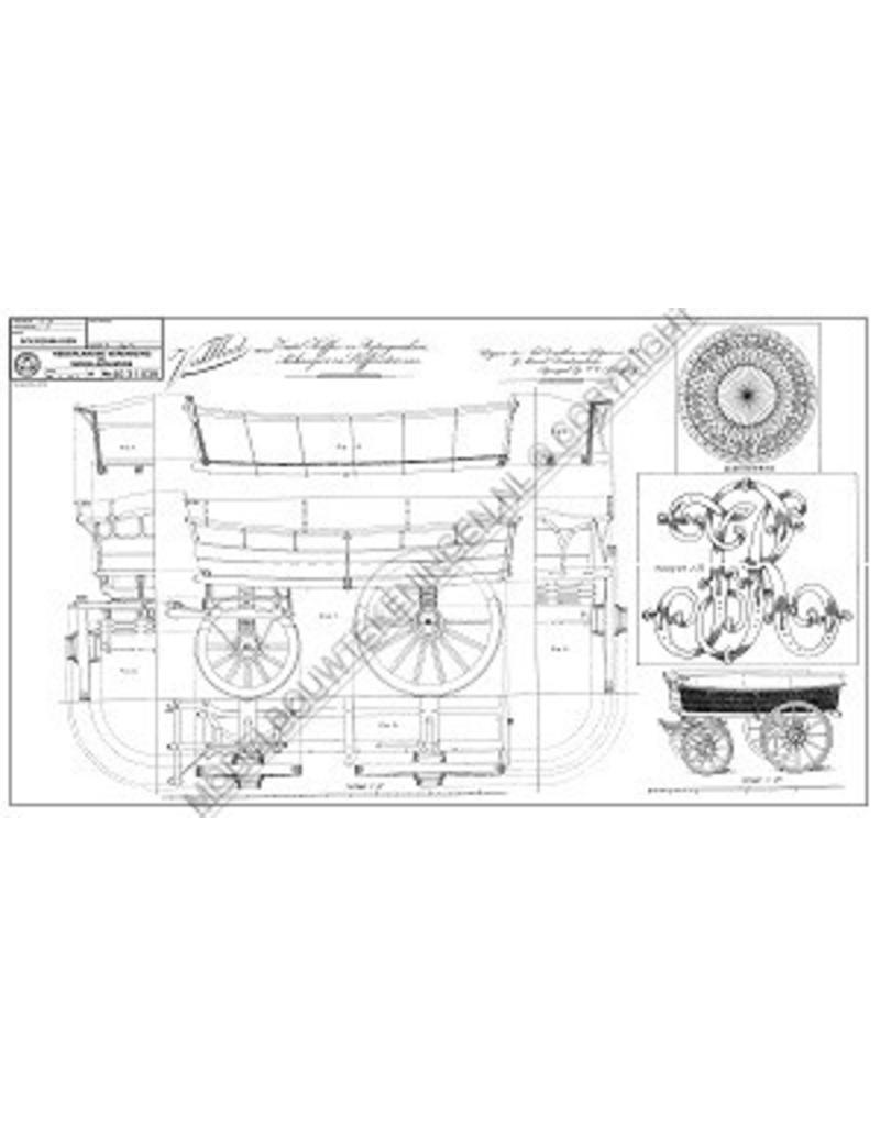 MBT Boerenwagen - Bouwtekening Schaal 1 : 12 (40.31.039)
