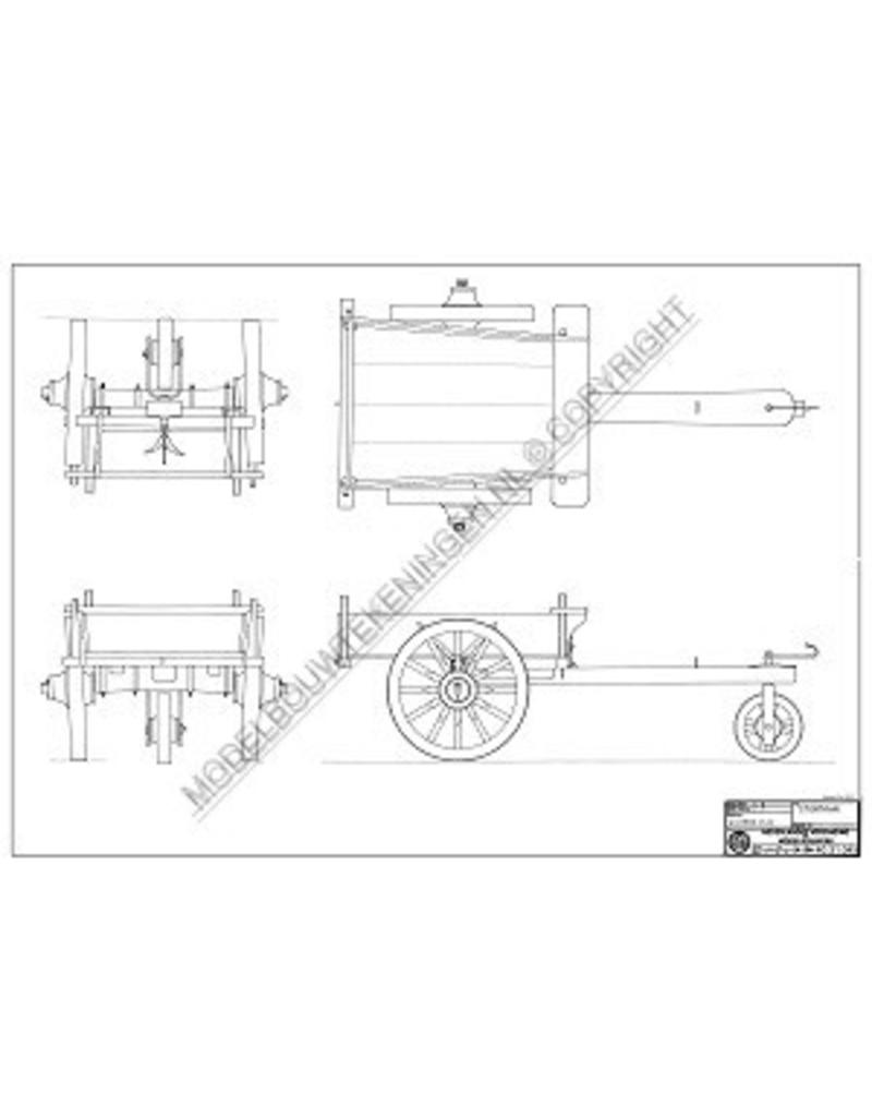MBT Groningse stortkar - Bouwtekening Schaal 1 : 8 (40.31.045)