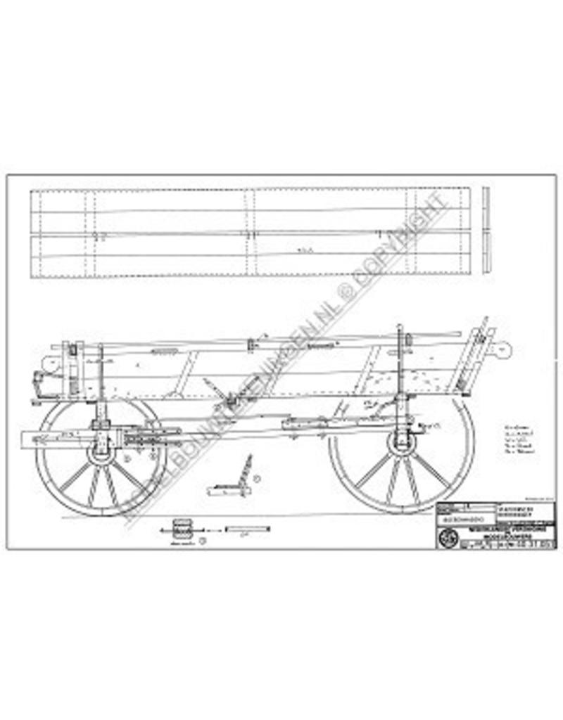 MBT Staphorster boerenwagen - Bouwtekening Schaal 1 : 8 (40.31.051)
