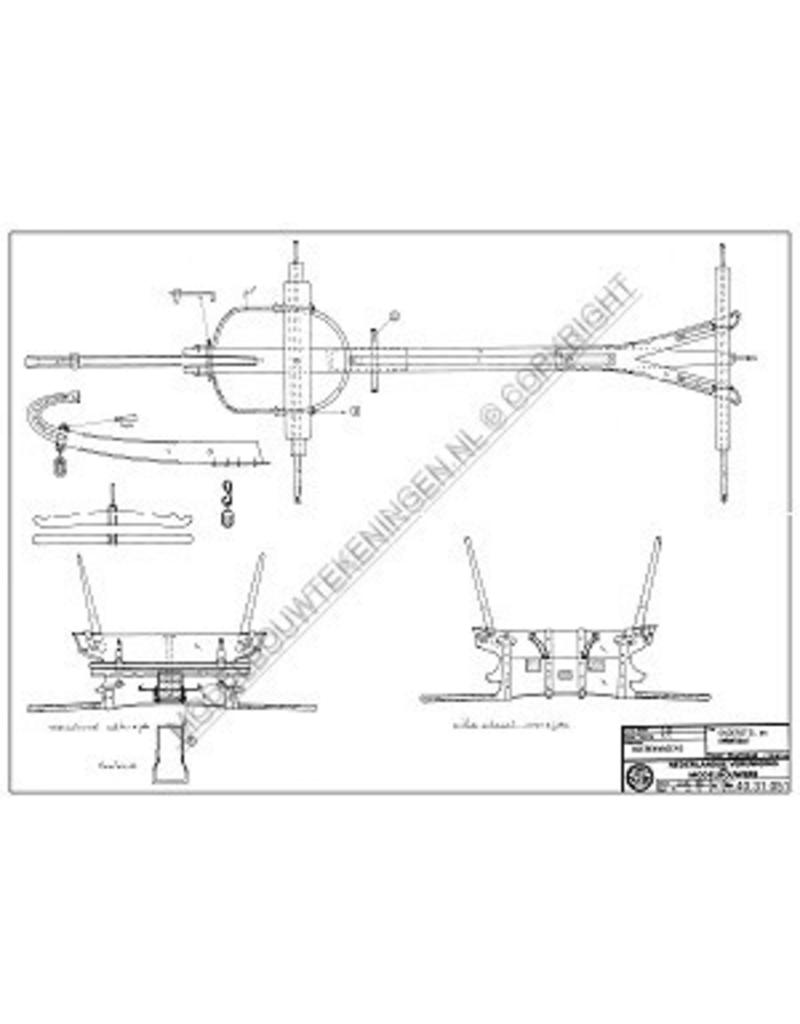 MBT Staphorster boerenwagen - Bouwtekening Schaal 1 : 8 (40.31.051)