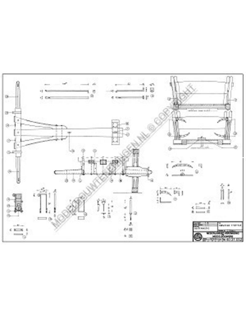 MBT Driewielige stortkar - Bouwtekening Schaal 1 : 8 (40.31.052)