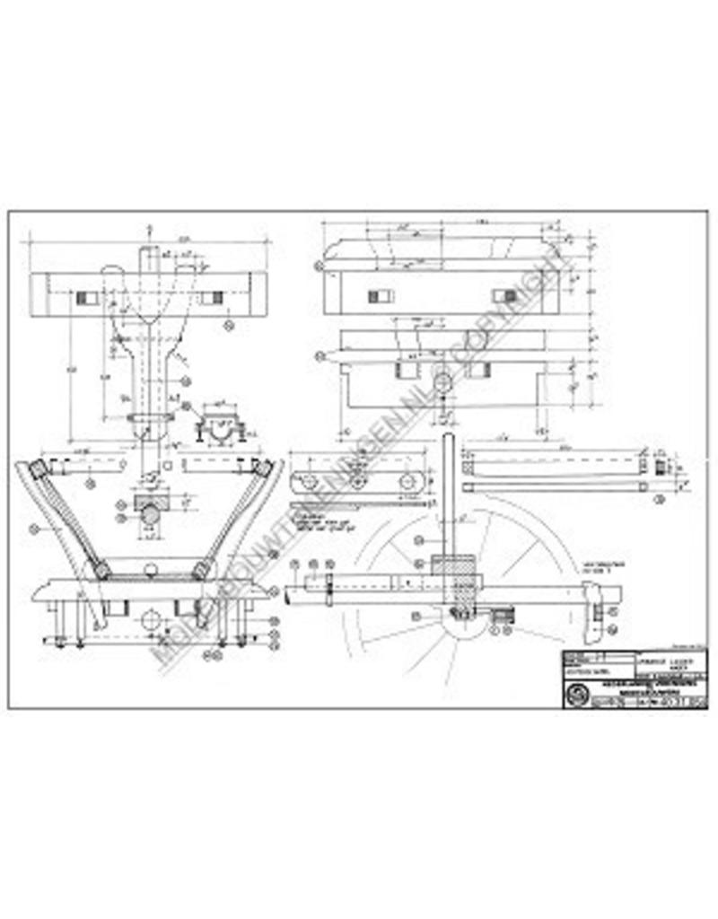 MBT Limburgse ladderwagen - Bouwtekening Schaal 1 : 8 (40.31.054)