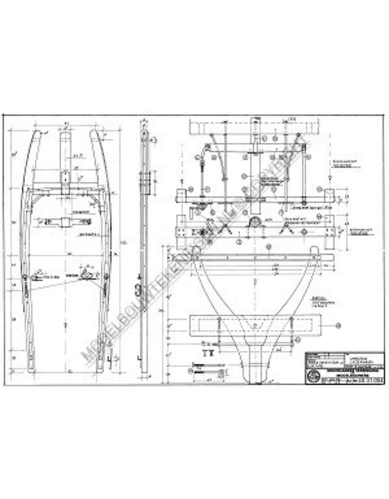 MBT Limburgse ladderwagen - Bouwtekening Schaal 1 : 8 (40.31.054)