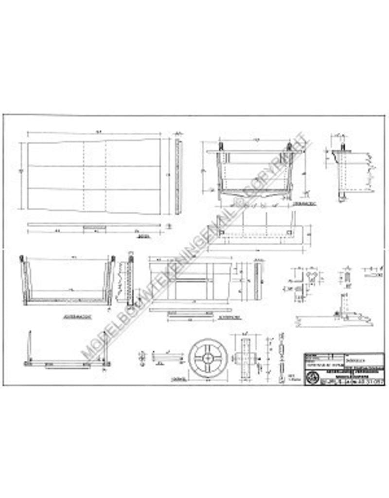 MBT Overijsselse kipkar - Bouwtekening Schaal 1 : 8 (40.31.057)