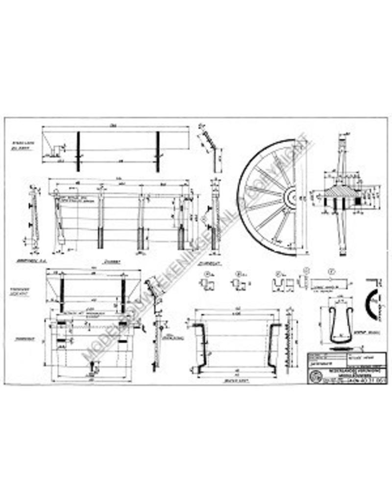 MBT Betuwse wipkar - Bouwtekening Schaal 1 : 8 (40.31.061)