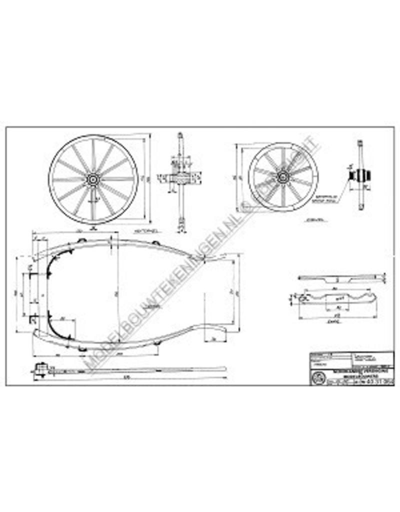 MBT Groningse marktwagen - Bouwtekening Schaal 1 : 8 (40.31.064)